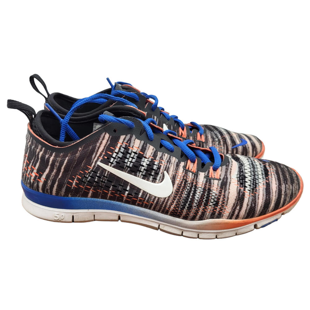 Nike Free 5.0 Tr Fit 4‎ Womens Size 8.5 Running Shoes Multicolor 629832-006